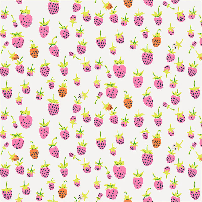 Manufacturer: Windham Fabrics
Designer: Heather Ross
Collection: Heather Ross Favorites
Print Name: Strawberries in Blush
Material: 100% Cotton
Weight: Quilting
SKU: 37024D-14
Width: 44 inches