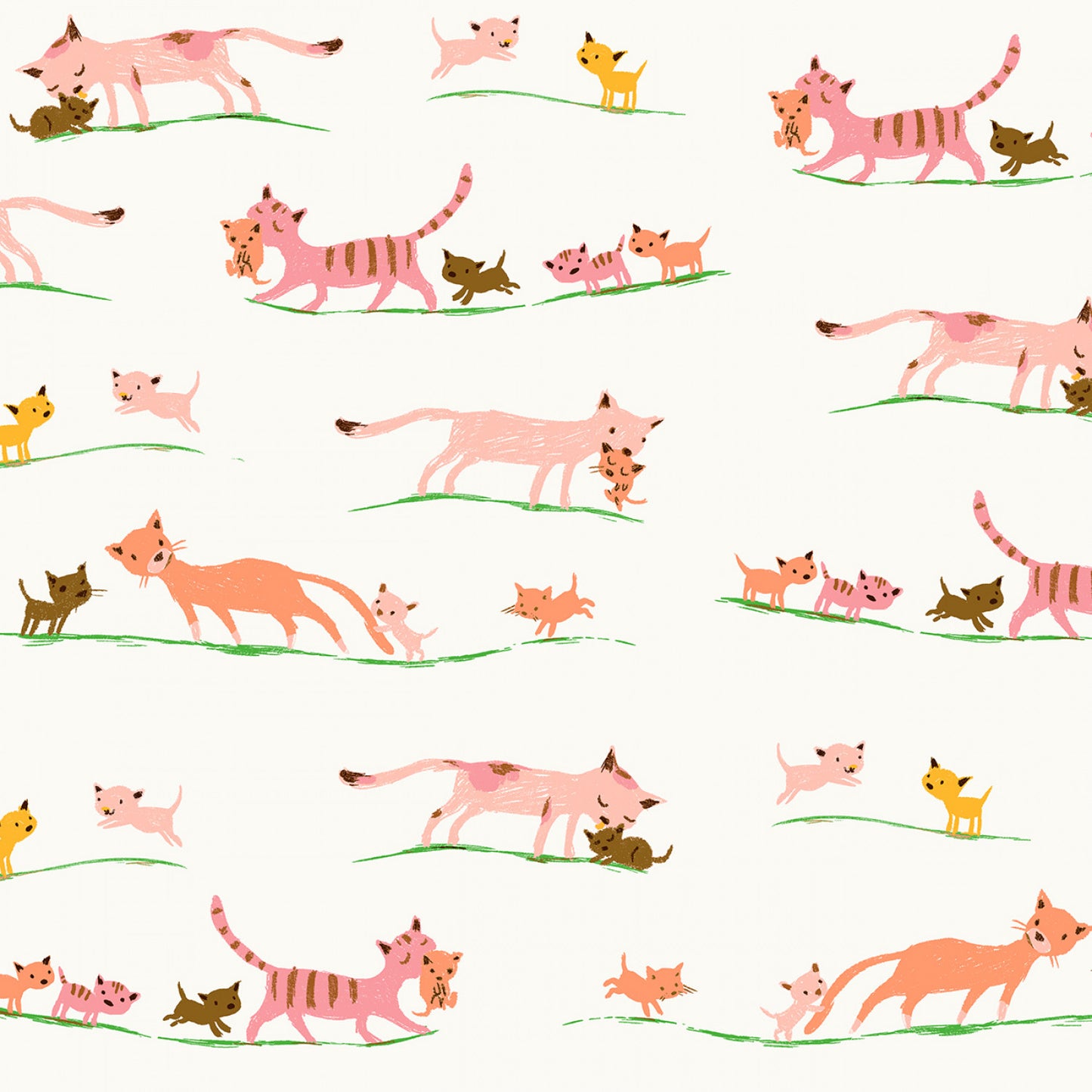 Manufacturer: Windham Fabrics
Designer: Heather Ross
Collection: Heather Ross Favorites
Print Name: Marching Cats in Cream
Material: 100% Cotton
Weight: Quilting
SKU: 40931D-5
Width: 44 inches