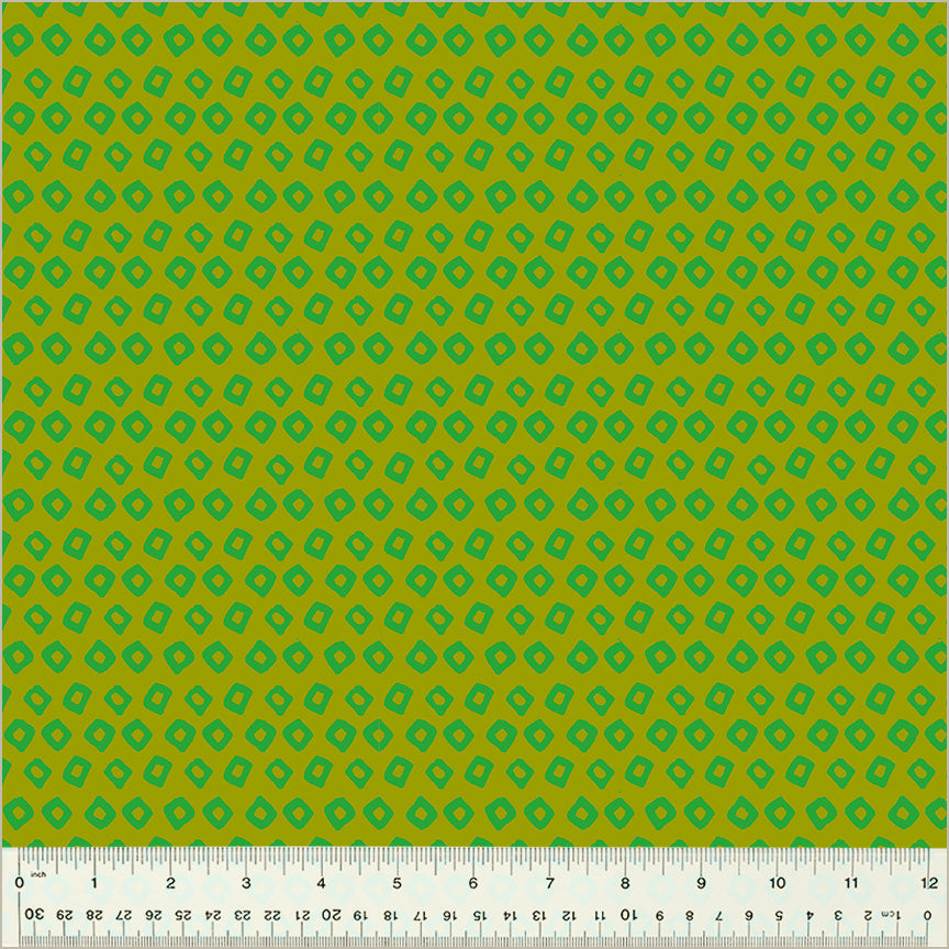Manufacturer: Windham Fabrics
Designer: Heather Ross
Collection: Ruby and Bee Blenders
Print Name: Shibori in Avocado/Agave
Material: 100% Cotton
Weight: Quilting
SKU: 54415-17
Width: 44 inches