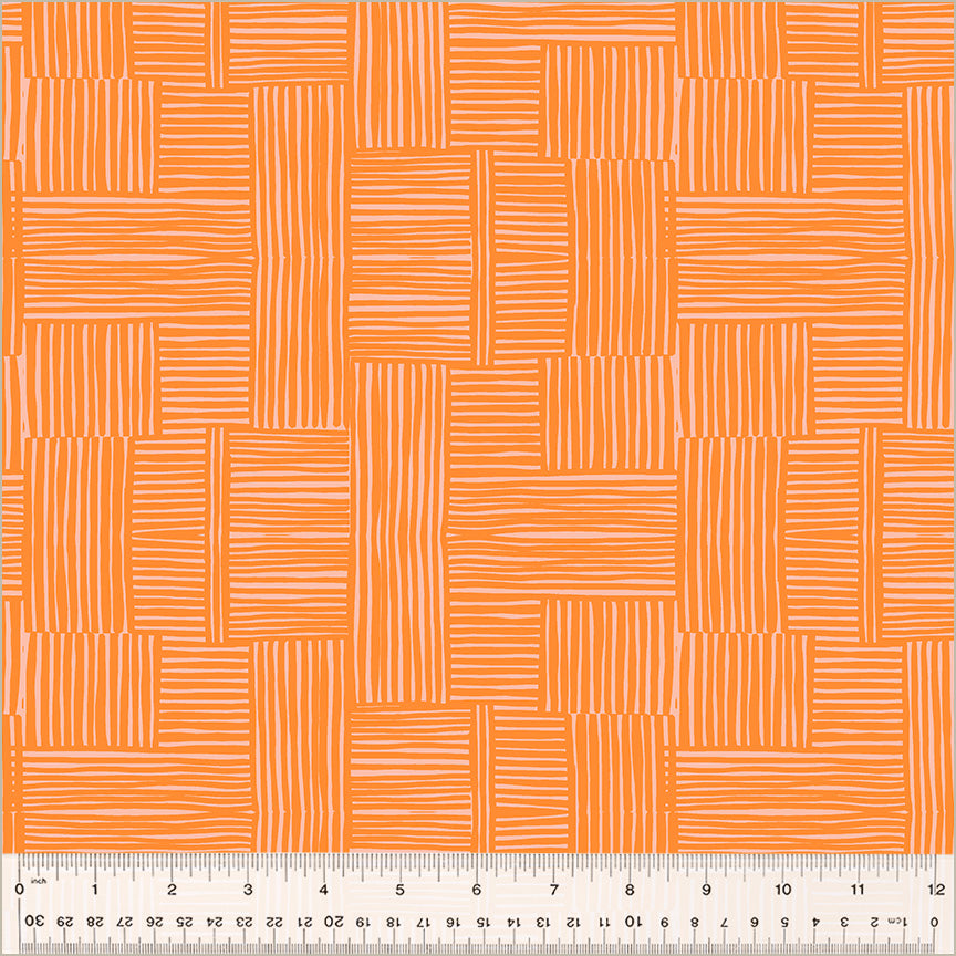Manufacturer: Windham Fabrics
Designer: Heather Ross
Collection: Ruby and Bee Blenders
Print Name: Woven in Creamsicle/Blush
Material: 100% Cotton
Weight: Quilting
SKU: 54416-26
Width: 44 inches