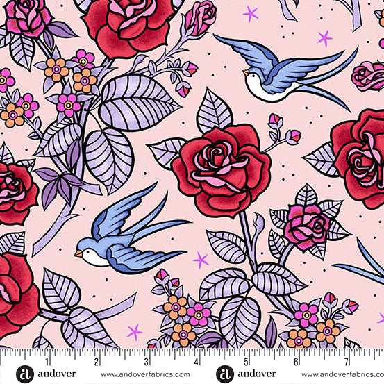 Manufacturer: Andover Fabrics
Designer: Libs Elliott
Collection: Perfect Day
Print Name: Perfect Day in Pink
Material: 100% Cotton
Weight: Quilting
SKU: A-10217-E
Width: 44 inches