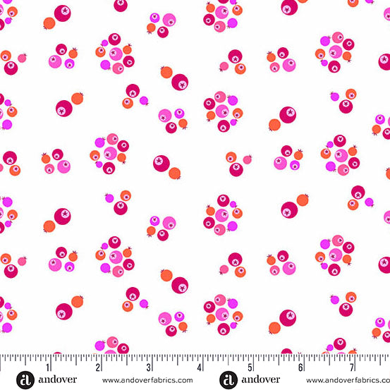 Manufacturer: Andover Fabrics
Designer: Libs Elliott
Collection: Perfect Day
Print Name: Bleubs in Pink
Material: 100% Cotton
Weight: Quilting
SKU: A-10219-L
Width: 44 inches