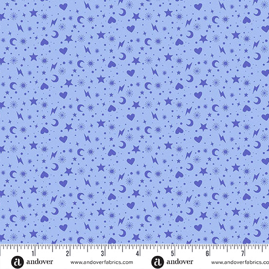 Manufacturer: Andover Fabrics
Designer: Libs Elliott
Collection: Perfect Day
Print Name: Charm Toss in Blue
Material: 100% Cotton
Weight: Quilting
SKU: A-10223-B
Width: 44 inches