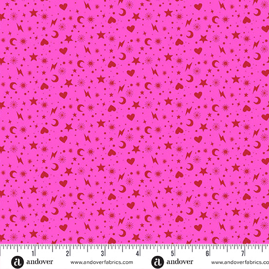 Manufacturer: Andover Fabrics
Designer: Libs Elliott
Collection: Perfect Day
Print Name: Charm Toss in Pink
Material: 100% Cotton
Weight: Quilting
SKU: A-10223-E
Width: 44 inches