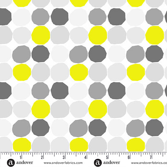 Manufacturer: Andover Fabrics
Designer: Libs Elliott
Collection: PRISMATIC
Print Name: Wonky Dots in Dayglow
Material: 100% Cotton
Weight: Quilting
SKU: A-10436-L
Width: 44 inches