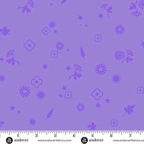 Manufacturer: Andover Fabrics Designer: Alison Glass Collection: Postmark Print Name: Margin in Lilac Material: 100% Cotton Weight: Quilting SKU: A-1129-P Width: 44 inches