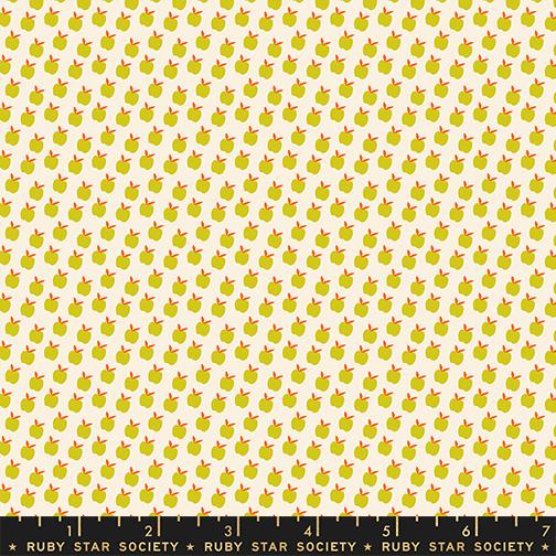 Manufacturer: Ruby Star Society
Designer: Alexia Abegg
Collection: Catnap
Print Name: Apples in Pistachio
Material: 100% Cotton
Weight: Quilting
SKU: RS4134-11
Width: 44 inches