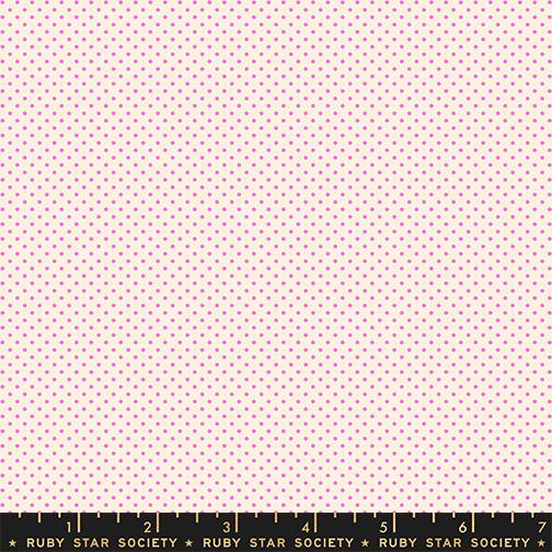Manufacturer: Ruby Star Society
Designer: Alexia Abegg
Collection: Mystic Fable
Print Name: Mini Dot in Neon Pink
Material: 100% Cotton
Weight: Quilting
SKU: RS4102-31
Width: 44 inches