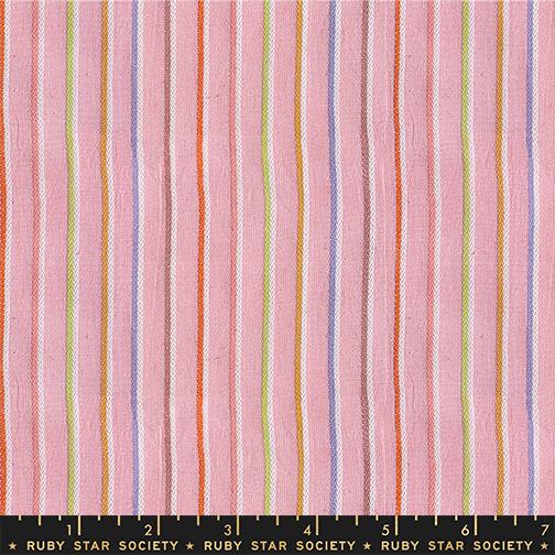 Manufacturer: Ruby Star Society
Designer: Alexia Abegg
Collection: Warp and Weft Mystic Fable
Print Name: Sketch Stripe in Rosebud
Material: 100% Cotton Woven
Weight: Quilting
SKU: RS4127-21
Width: 44 inches
