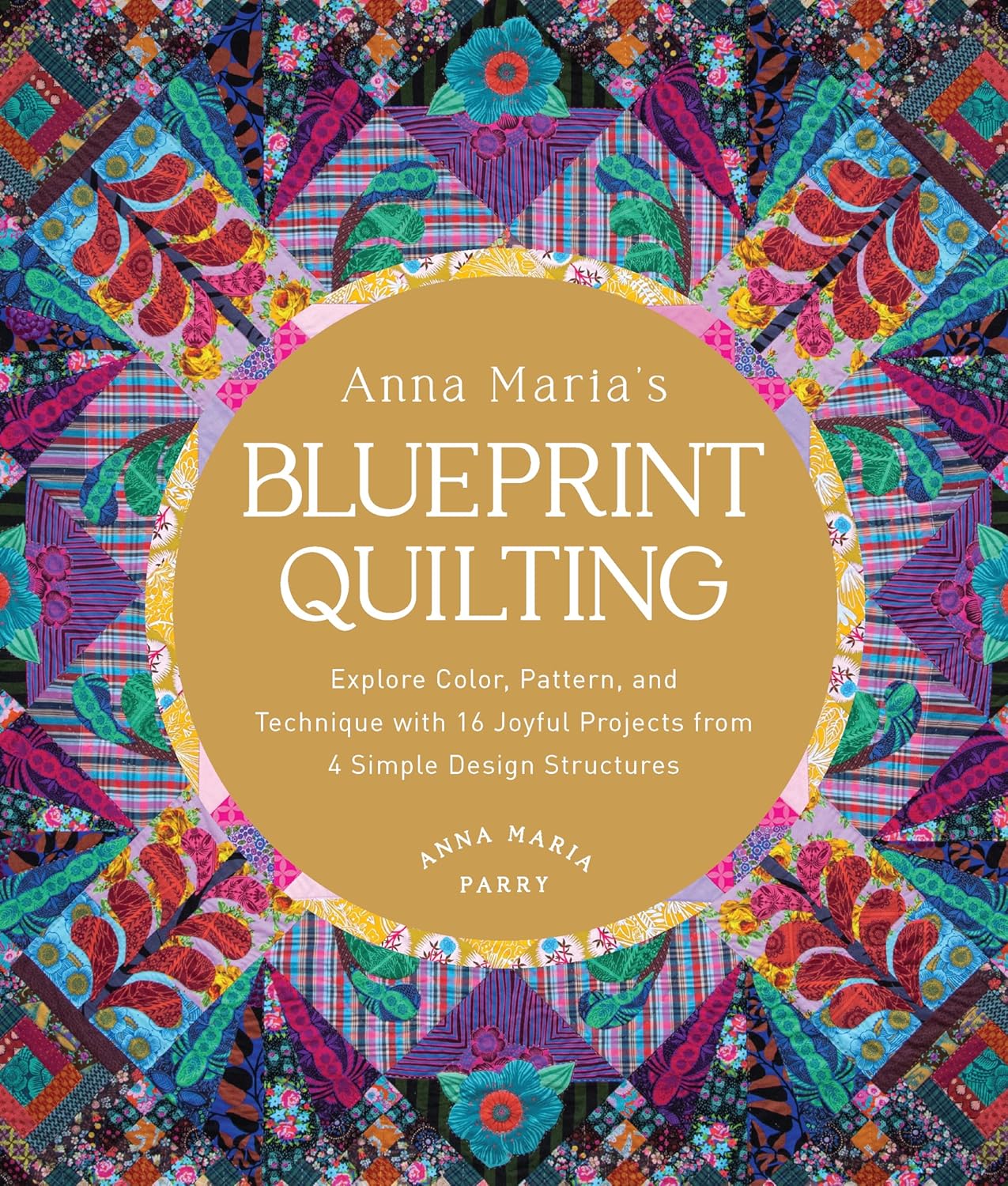 Introducing the highly anticipated new book by Anna Maria! Blueprint Quilting explores color, pattern, and technique with 16 joyful projects from 4 simple design structures!
Uncover the mystery of quilt design and demystify Anna Maria's seemingly complex patterns and sumptuous color combinations as she breaks down her signature designs into accessible “blueprints,” or underlying structures.