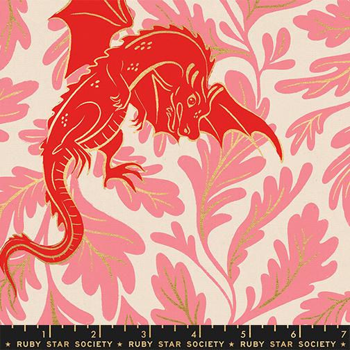 Manufacturer: Ruby Star Society
Designer: Sarah Watts
Collection: Fireglow
Print Name: Dragon Lair in Pointsettia CANVAS
Material: 70% Cotton 30% Linen
Weight: Quilting
SKU: RS2138-11LM
Width: 44 inches