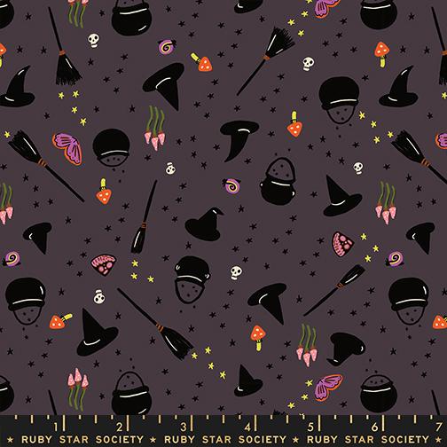 Manufacturer: Moda Fabrics
Designer: Ruby Star Society
Collection: Freaky Familiars
Print Name: Witchy Woman in Eggplant
Material: 100% Cotton
Weight: Quilting
SKU: RS5195-16
Width: 44 inches