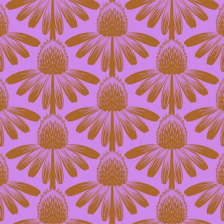 Manufacturer: Anna Maria Textiles for Northcott Fabrics
Designer: Anna Maria Parry
Collection: Indelible
Print Name: Coneflower in Taffy
Material: 100% Cotton
Weight: Quilting
SKU: AMT1001-83V
Width: 44 inches