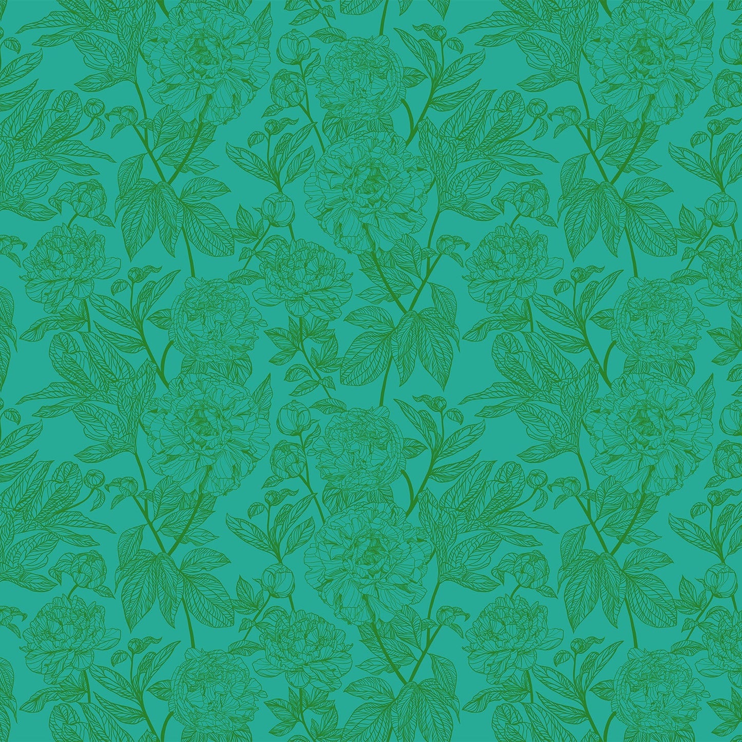 Manufacturer: Anna Maria Textiles for Northcott Fabrics
Designer: Anna Maria Parry
Collection: Indelible
Print Name: Peony in Jade
Material: 100% Cotton
Weight: Quilting
SKU: AMT1000-78C
Width: 44 inches