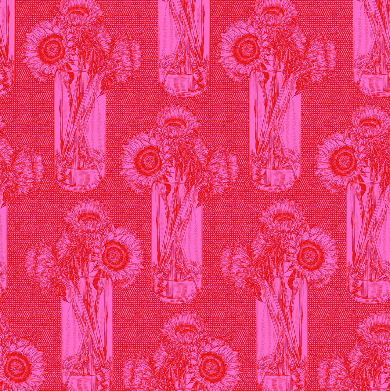 Manufacturer: Anna Maria Textiles for Northcott Fabrics
Designer: Anna Maria Parry
Collection: Indelible
Print Name: Sunflowers in Candy
Material: 100% Cotton
Weight: Quilting
SKU: AMT1004-28C
Width: 44 inches