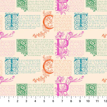 Manufacturer: Anna Maria Textiles for Northcott Fabrics
Designer: Anna Maria Parry
Collection: Allegory
Print Name: Prose in Candy
Material: 100% Cotton
Weight: Quilting
SKU: AMT148-11C
Width: 44 inches