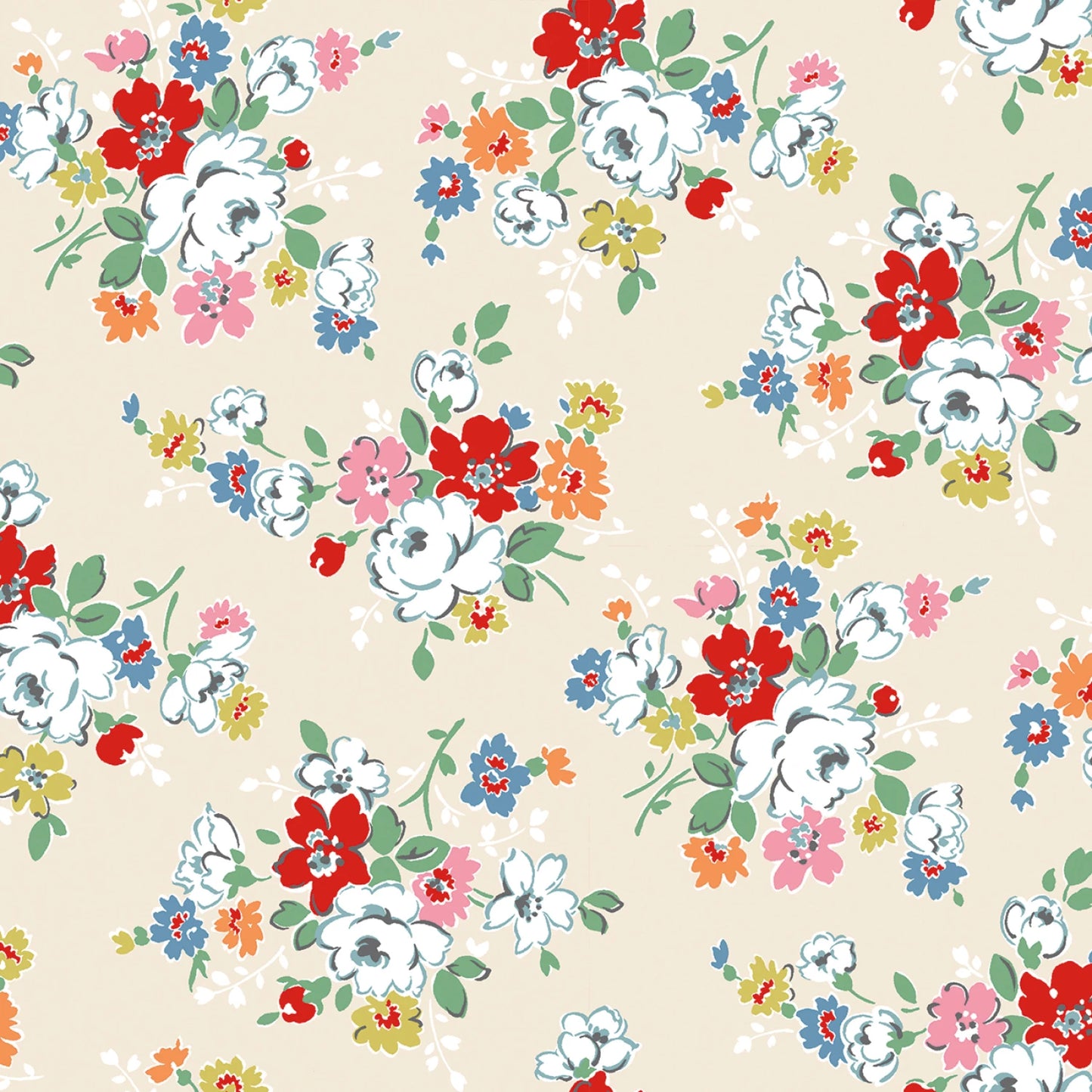 Manufacturer: Riley Blake Designs
Designer: Cath Kidston
Collection: Cath Kidston Signature Collection
Print Name: Clifton Rose in Cream
Material: 100% Cotton
Weight: Quilting
SKU: C18370R-CREAM
Width: 44 inches