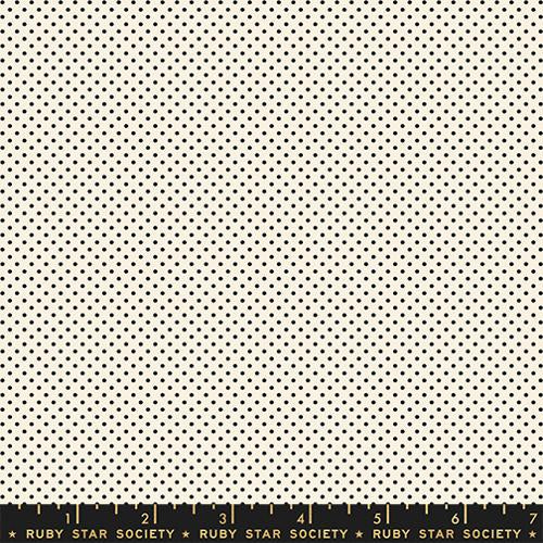 Manufacturer: Ruby Star Society
Designer: Alexia Abegg
Collection: Mystic Fable
Print Name: Mini Dot in Black on Natural
Material: 100% Cotton
Weight: Quilting
SKU: RS4102-20
Width: 44 inches