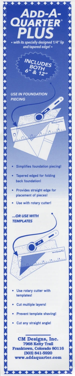 Add A-Quarter Ruler Combo Pack - Yellow