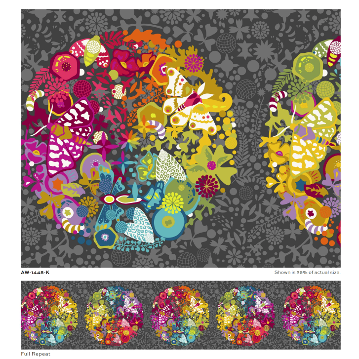 Manufacturer: Andover Fabrics
Designer: Alison Glass
Collection: Color Wheel
Print Name: Art Theory in Night WIDEBACK
Material: 100% Cotton
Weight: Quilting
SKU: AW1448K
Width: 108 inches