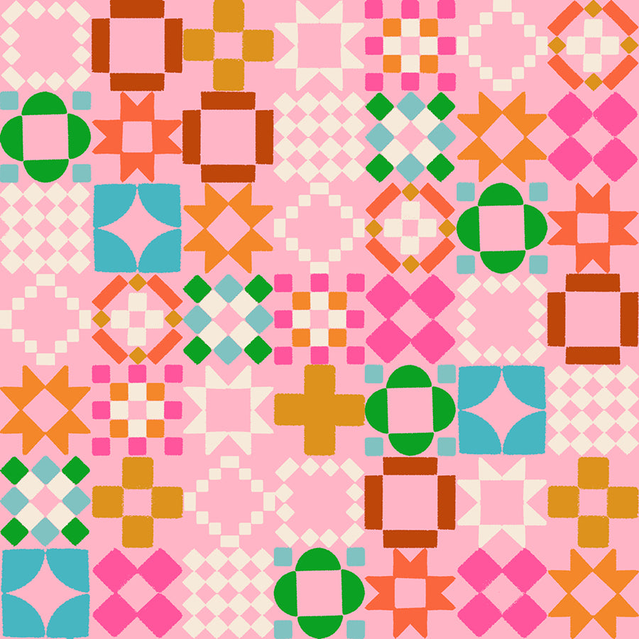 Manufacturer: Ruby Star Society
Designer: Sarah Watts, Alexia Abegg, Kimberly Kight, Rashida Coleman-Hale, Melody Miller
Collection: 1 800 Notion
Print Name: Quilty as Charged in Posy
Material: 100% Cotton
Weight: Quilting
SKU: RS5215-13
Width: 44 inches
