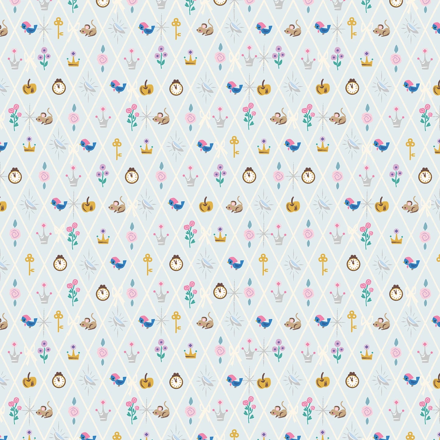 Manufacturer: Riley Blake Designs
Designer: Jill Howarth
Collection: Wishes
Print Name: Diamond in Powder Sparkle
Material: 100% Cotton
Weight: Quilting
SKU: C18075R-POWDER
Width: 44 inches