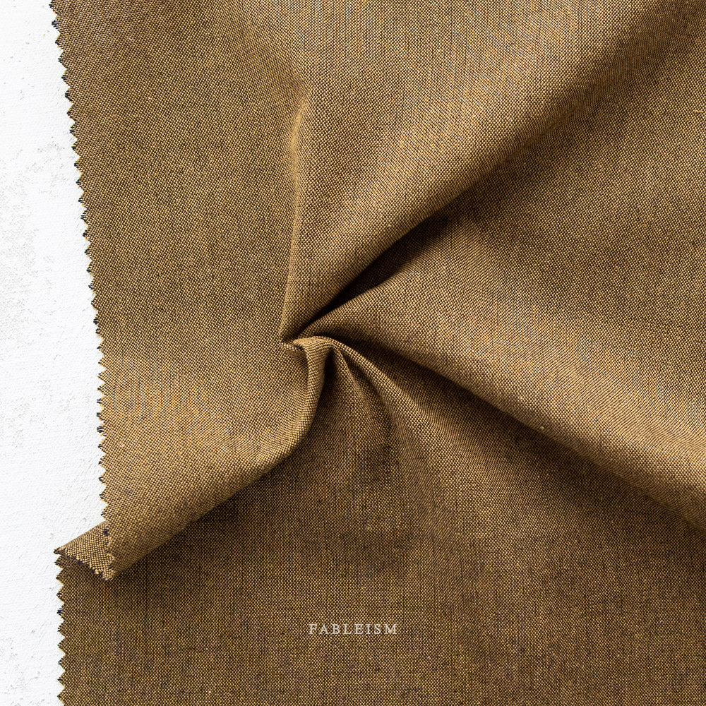 Manufacturer: Fableism Supply Co. Designer: Fableism Supply Co. Collection: Everyday Chambray: Nocturne Print Name: Terrain Material: 52% Cotton/48% Bamboo SKU: ECW-NOC-01-TERRAIN Width: 44 inches