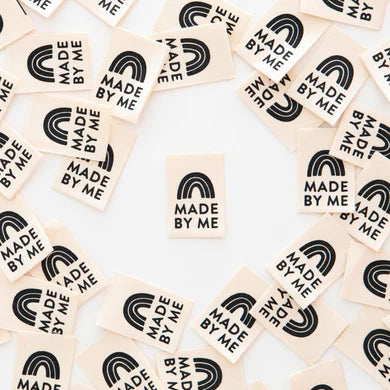 The most popular design now available in a sustainable option! The "made by me" and rainbow feature rich black ink screen printed on an a soft, organic cotton tag. They are super soft to the touch and never scratchy. The labels are fully washable and can handle the heat of the dryer.
Sold in packs of 8 labels
Manufactured ethically in China and are OEKO-TEX Standard 100 certified