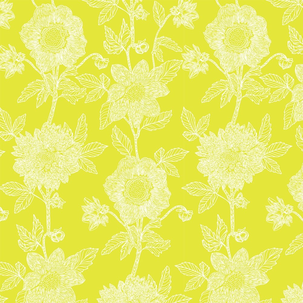 Manufacturer: Anna Maria Textiles for Northcott Fabrics
Designer: Anna Maria Parry
Collection: Silhouette
Print Name: Stitched Dahlia in Sun
Material: 55% Linen 45% Cotton
Weight: Quilting
SKU: CLAMT104-52V
Width: 44 inches