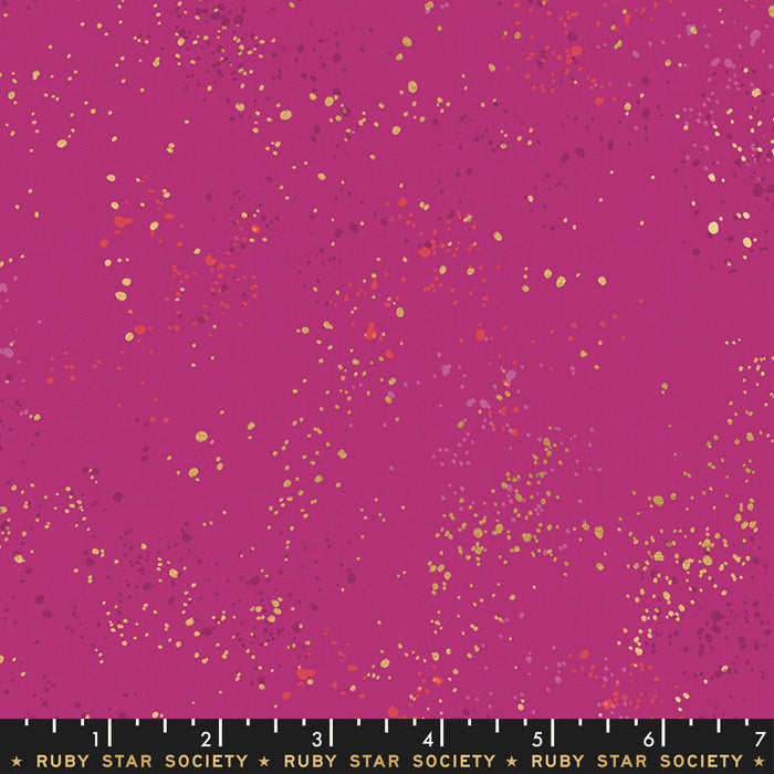 Moda - Ruby Star Society - Speckled - Speckled Metallic Berry