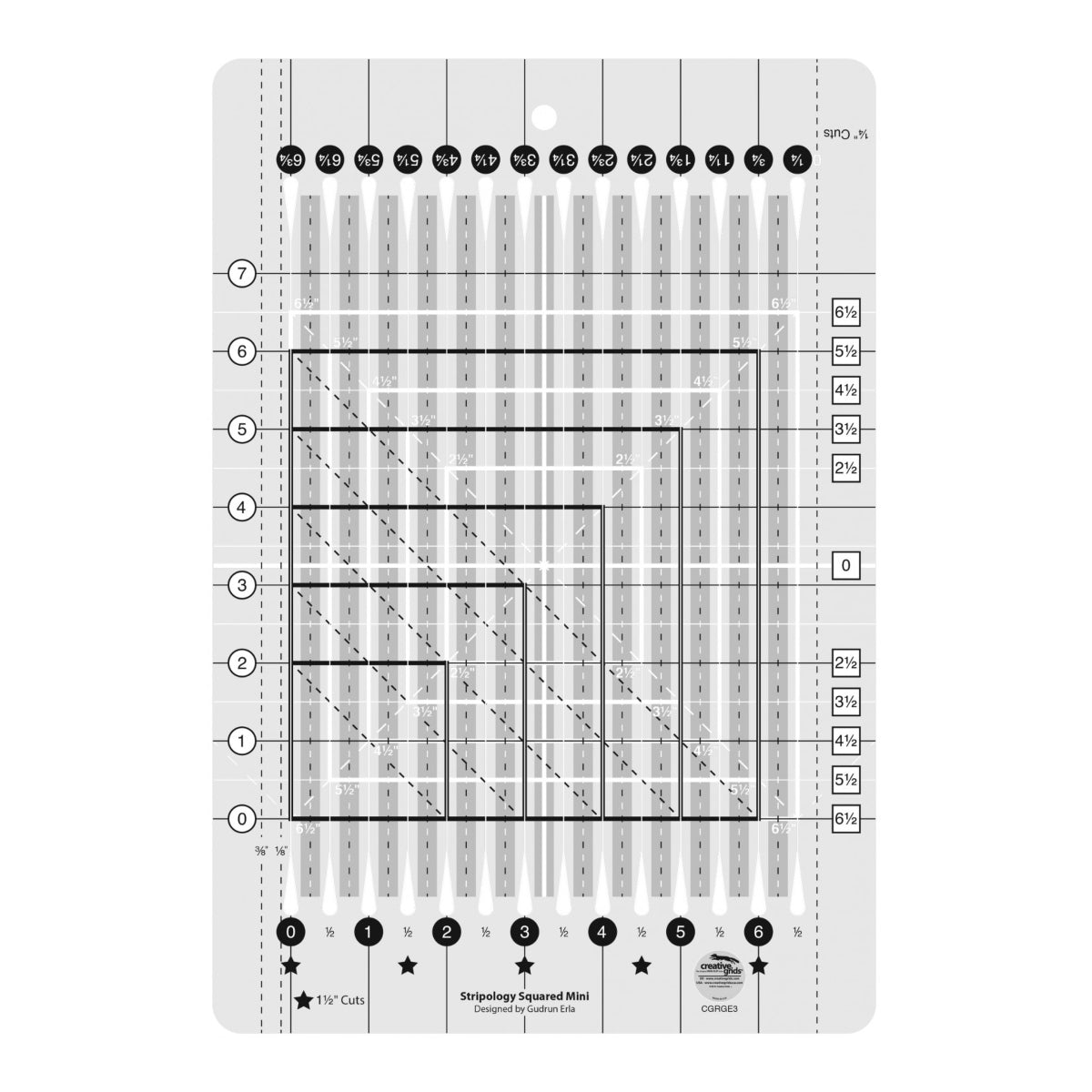 Creative Grids - Stripology Mini Ruler