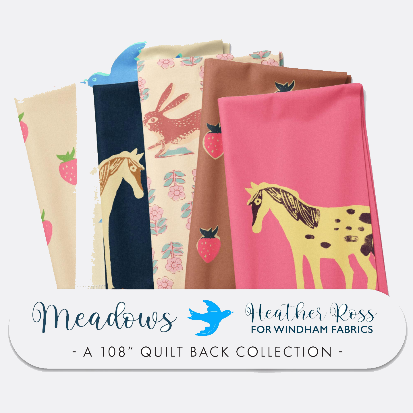 Heather Ross - Meadows - 108" Widebacks