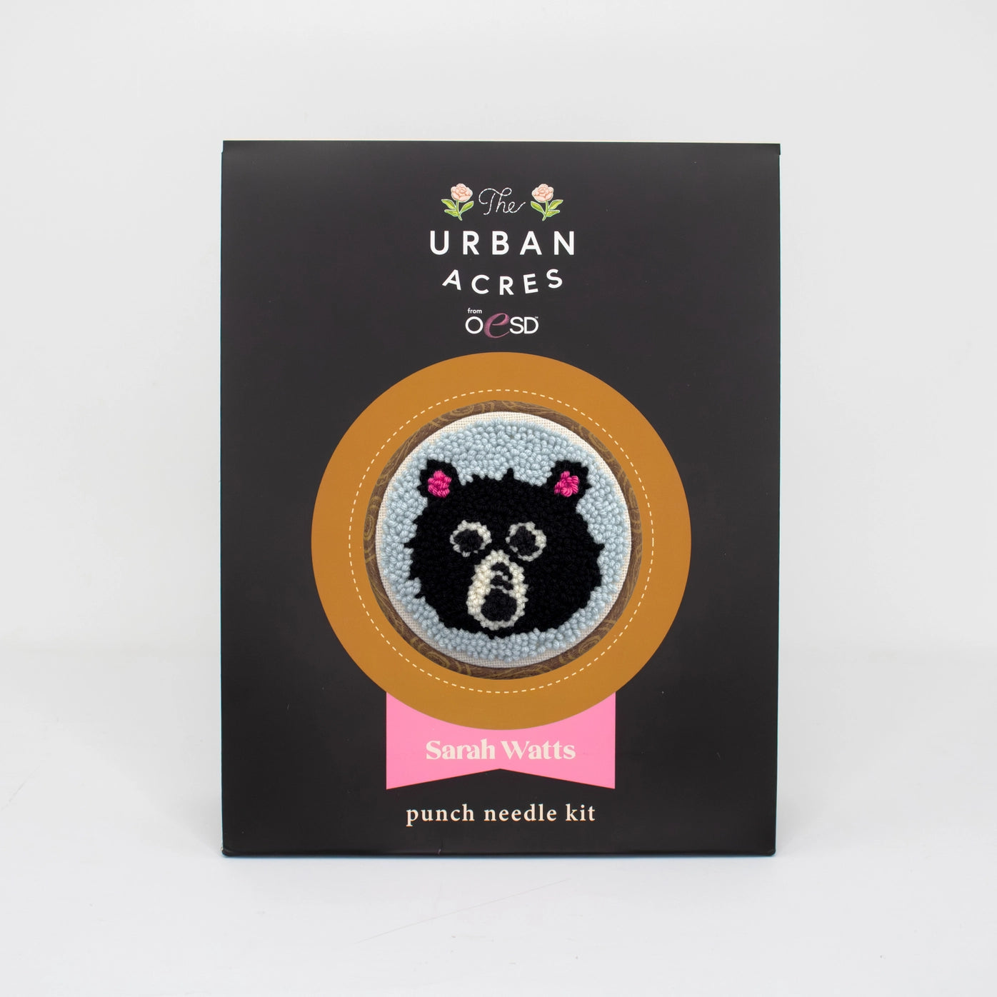 The Urban Acres - Bear by Sarah Watts Punch Needle Kit