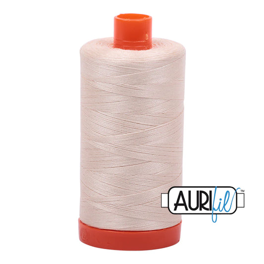 Large Spool 50wt: 2000 Light Sand. 1422 yds.

100% Long Staple Mercerized Egyptian Cotton. For Machine Embroidery, Quilting and Serging.