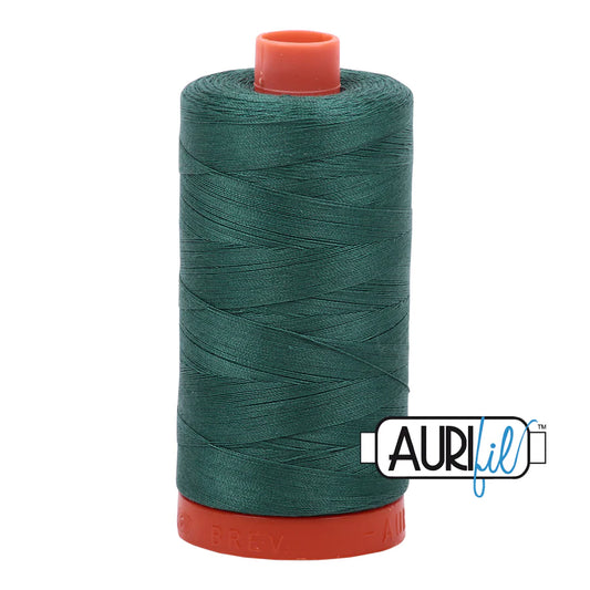 Large Spool 50wt: 4129 Turf Green. 1422 yds.

100% Long Staple Mercerized Egyptian Cotton. For Machine Embroidery, Quilting and Serging. 