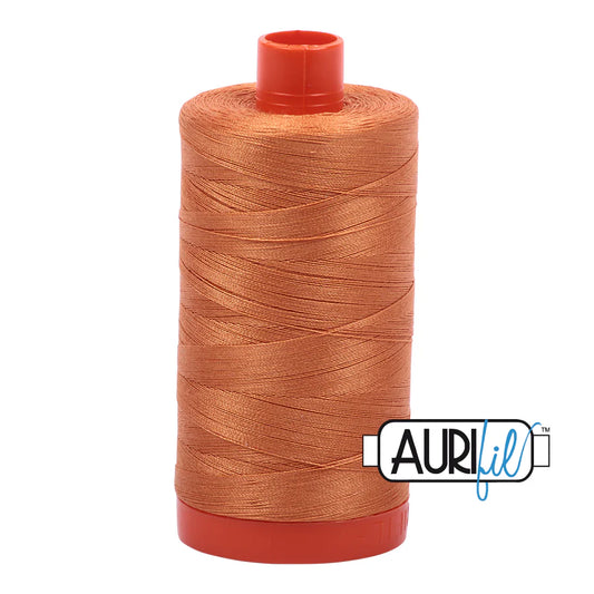 Large Spool 50wt: 5009 Medium Orange. 1422 yds.

100% Long Staple Mercerized Egyptian Cotton. For Machine Embroidery, Quilting and Serging.