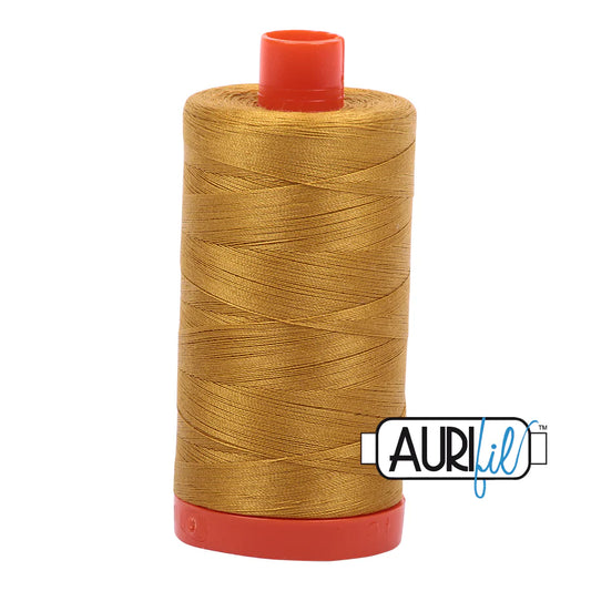 Large Spool 50wt: 5022 Mustard. 1422 yds.

100% Long Staple Mercerized Egyptian Cotton. For Machine Embroidery, Quilting and Serging.