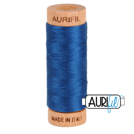 1 small spool 80wt: 2783 Delft Blue. 220 yds.