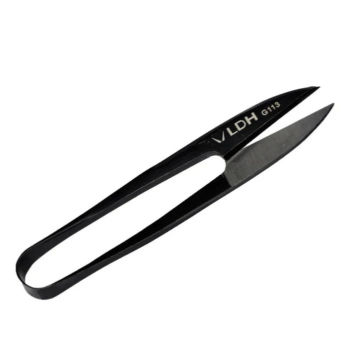  Our One-Piece Thread Snips are based on the design of the oldest scissors in the world: sheep shears! They're lightweight, versatile, and easy to use, and you won't ever have to worry about losing a screw. They are great for knitting, crochet, trimming thread, embroidery, lightweight fabric trimming.