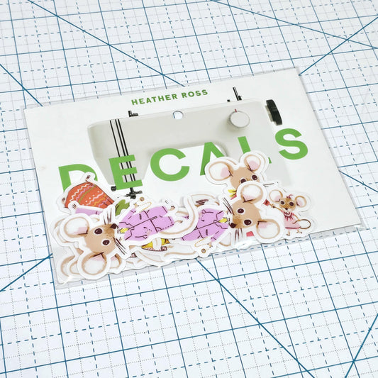 Super excited to be able to offer these amazing clear decal sets! They are printed on a sturdy, crystal clear base with a layer of white underneath them, so the colors REALLY pop.
Each pack contains 15 stickers.