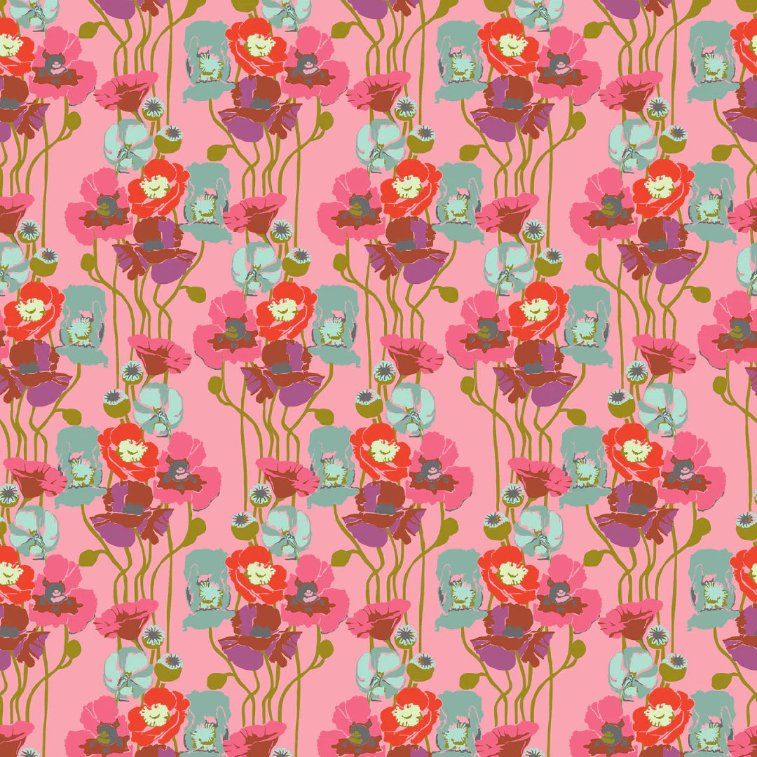 Manufacturer: Anna Maria Textiles for Northcott Fabrics
Designer: Anna Maria Parry
Collection: Overdressed
Print Name: Pouring Poppies in Haze
Material: 100% Cotton
Weight: Quilting
SKU: AMT151-23V
Width: 44 inches