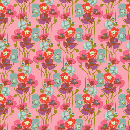 Manufacturer: Anna Maria Textiles for Northcott Fabrics
Designer: Anna Maria Parry
Collection: Overdressed
Print Name: Pouring Poppies in Haze
Material: 100% Cotton
Weight: Quilting
SKU: AMT151-23V
Width: 44 inches