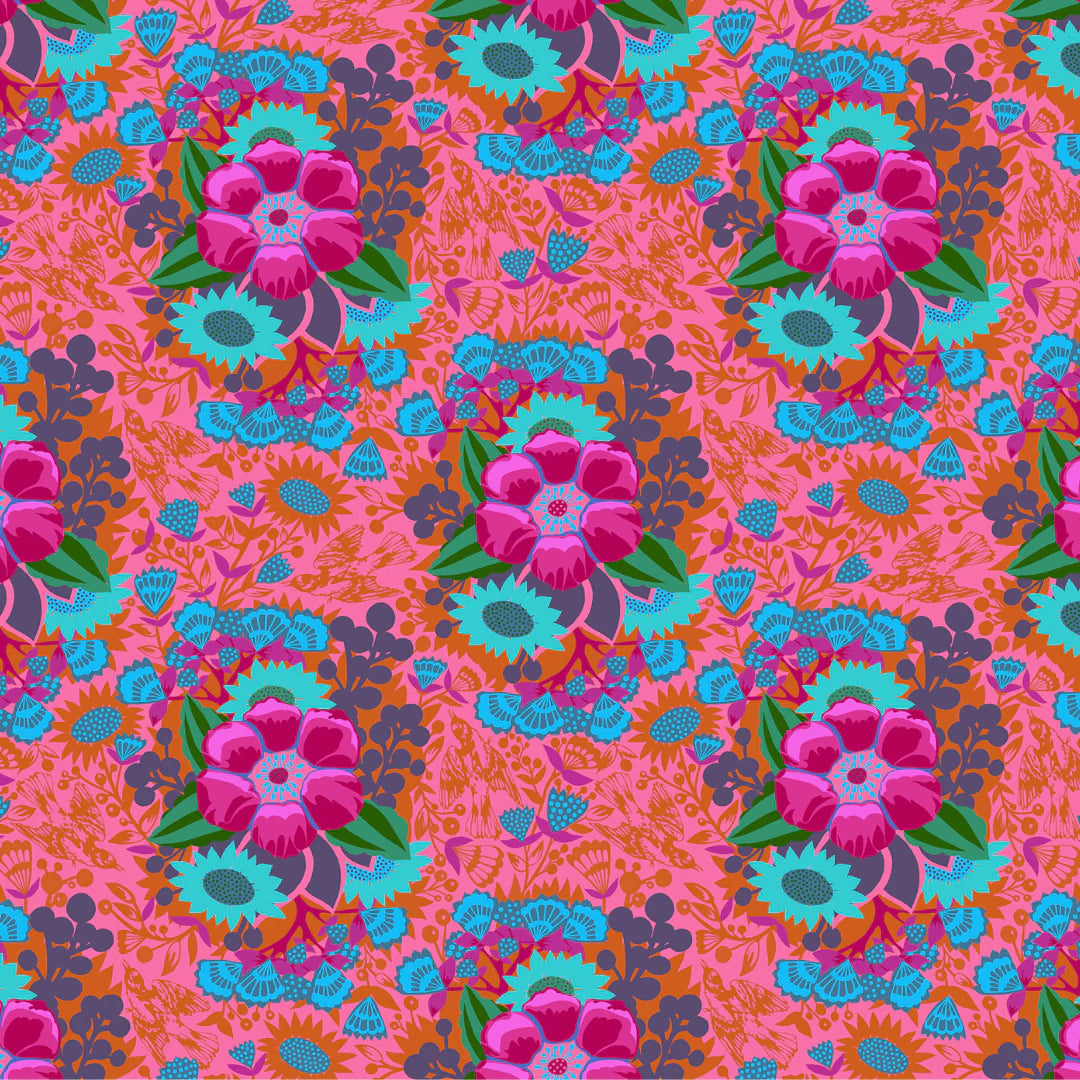 Manufacturer: Anna Maria Textiles for Northcott Fabrics
Designer: Anna Maria Parry
Collection: Overdressed
Print Name: Centerpiece in Juicy
Material: 100% Cotton
Weight: Quilting
SKU: AMT150-23L
Width: 44 inches