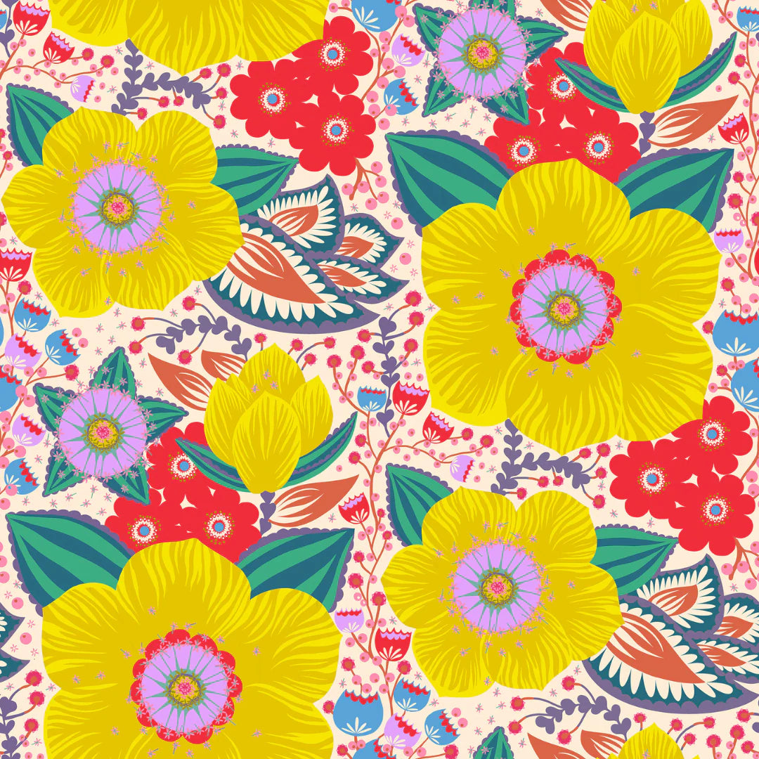 Manufacturer: Anna Maria Textiles for Northcott Fabrics
Designer: Anna Maria Parry
Collection: Overdressed
Print Name: Honorable Mention in Primary
Material: 100% Cotton
Weight: Quilting
SKU: AMT149-12C
Width: 44 inches