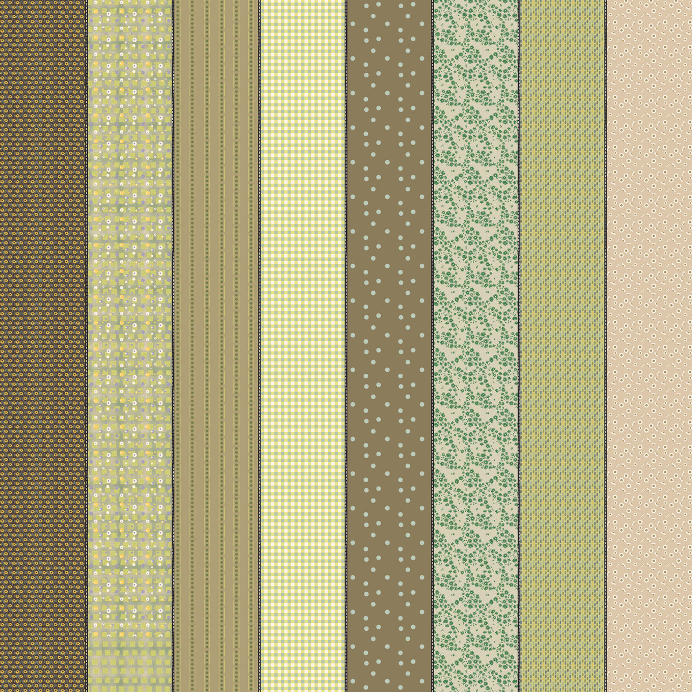 Manufacturer: Moda Fabrics
Designer: Jen Kingwell
Collection: Gathered Lollies
Print Name: Trentham One
Material: 100% Cotton
Weight: Quilting
SKU: 18290-12
Width: 44 Inches