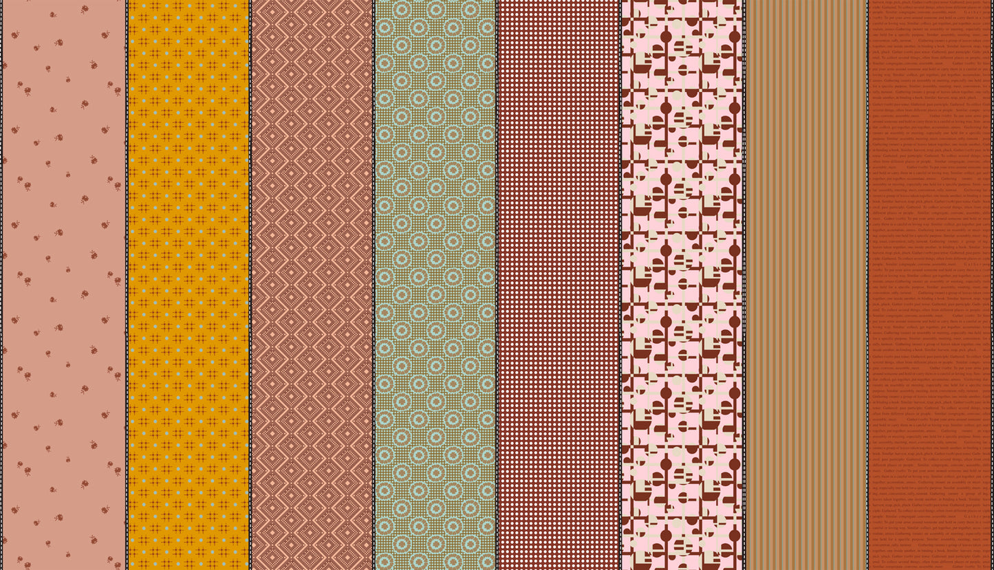 Manufacturer: Moda Fabrics
Designer: Jen Kingwell
Collection: Gathered Lollies
Print Name: Trentham Three
Material: 100% Cotton
Weight: Quilting
SKU: 18292-12
Width: 44 Inches