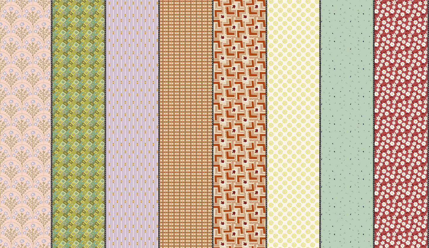 Manufacturer: Moda Fabrics
Designer: Jen Kingwell
Collection: Gathered Lollies
Print Name: Trentham Four
Material: 100% Cotton
Weight: Quilting
SKU: 18293-12
Width: 44 Inches