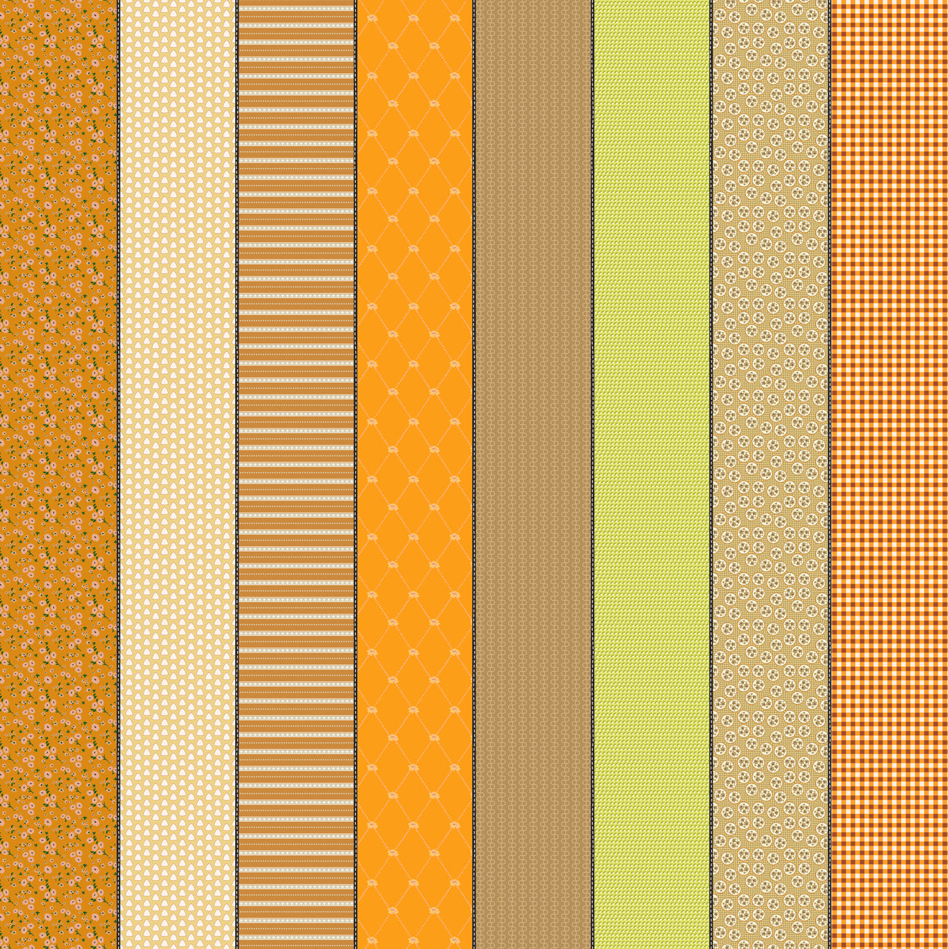 Manufacturer: Moda Fabrics
Designer: Jen Kingwell
Collection: Gathered Lollies
Print Name: Trentham Seven
Material: 100% Cotton
Weight: Quilting
SKU: 18296-12
Width: 44 Inches