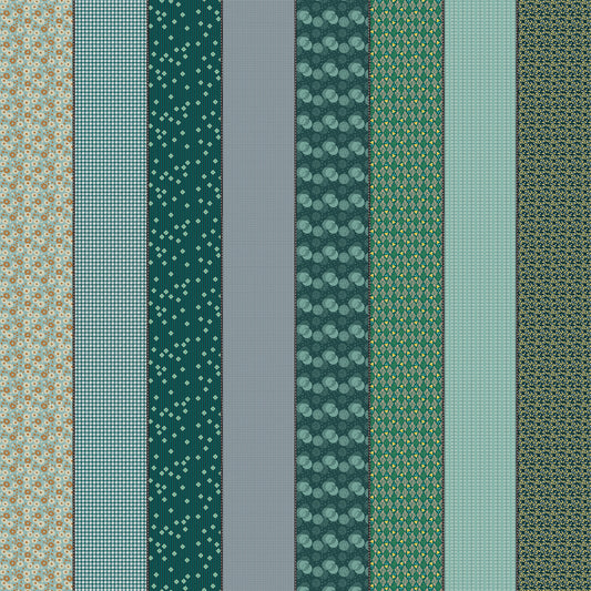 Manufacturer: Moda Fabrics
Designer: Jen Kingwell
Collection: Gathered Lollies
Print Name: Trentham Eight
Material: 100% Cotton
Weight: Quilting
SKU: 18297-12
Width: 44 Inches