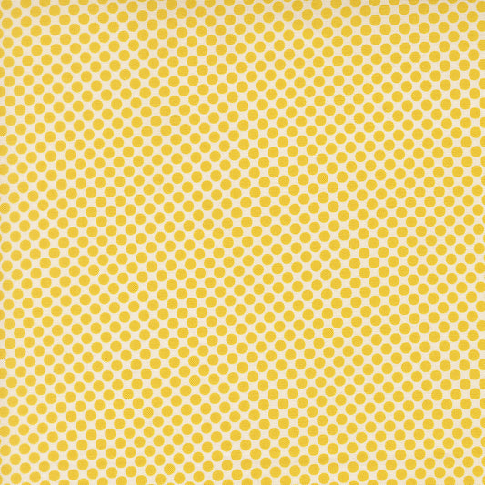 Manufacturer: Moda Fabrics
Designer: Jen Kingwell
Collection: Gathered Bonbons
Print Name: Crammed Dots in Citrine
Material: 100% Cotton
Weight: Quilting
SKU: 18299-11
Width: 44 Inches